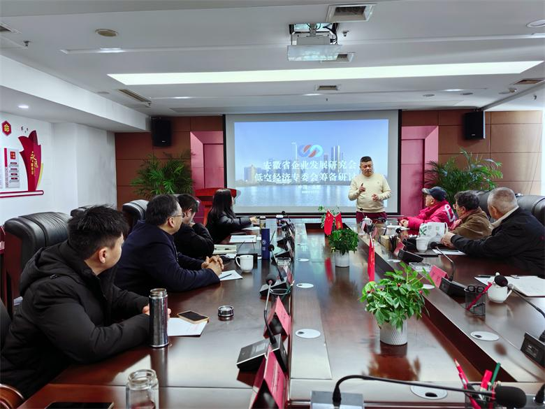 安徽省企业发展研究会召开低空经济专委会筹备座谈会